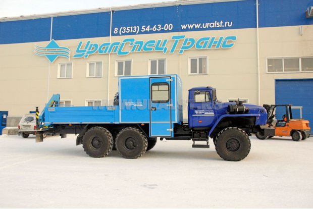 ГПА 6+2 откр. с КМУ ИМ-25 УСТ 5453 Урал 4320-1151-61