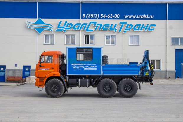 ГПА 6+2 откр. с КМУ ИМ-55 УСТ 5453 Камаз 5350-66(D5)