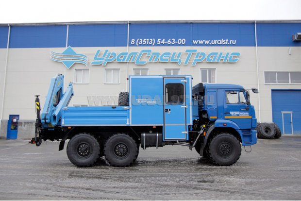 Камаз ГПА 43118-46 с краном-манипулятором ИМ-150