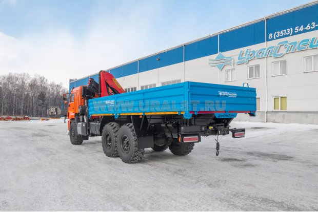 Бортовой с КМУ PK-15500А УСТ 5453 Камаз 43118, сп.м