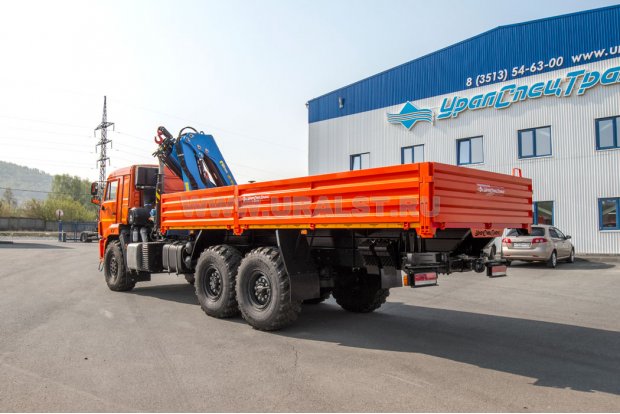 Бортовой автомобиль с КМУ ИМ-180 УСТ 5453 Камаз 43118