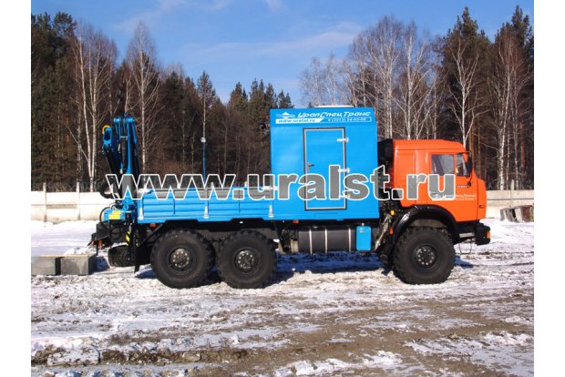 ТБМ с КМУ ИМ-95 УСТ 5453 Камаз 43118