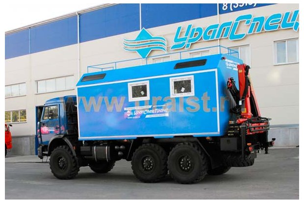 Лаборатория с КМУ PK-8500 УСТ 5453 Камаз 43118-50