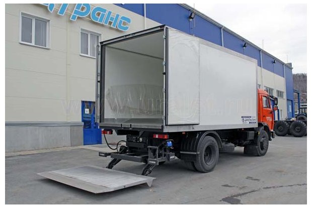 Изотермический фургон с КУ УСТ 5453 Камаз 43253