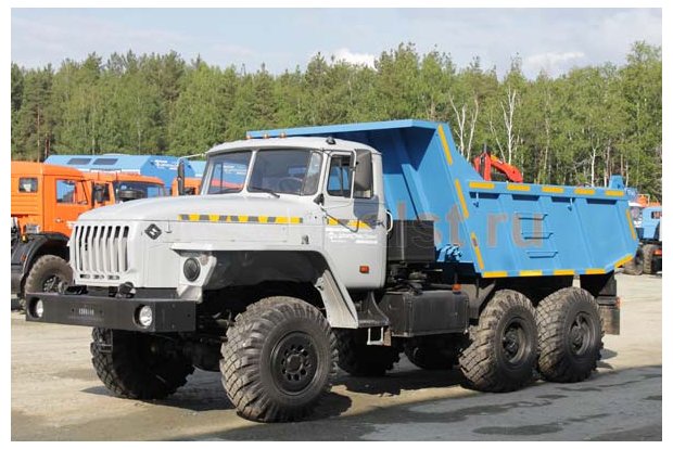 Самосвал Урал 58312А (55571) задний борт