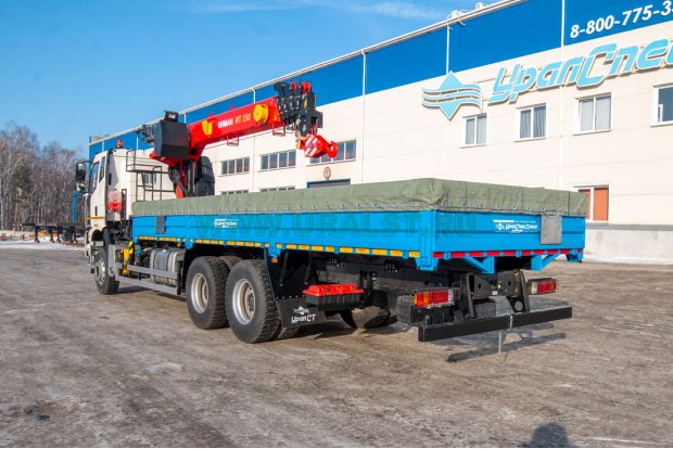 Бортовой с КМУ ИТ-150 УСТ 5453 FAW 3250 для опасных грузов