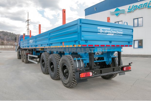 Полуприцеп бортовой ППБ 40-31-12К УСТ 9465 ССУ 1500 шины 14R20