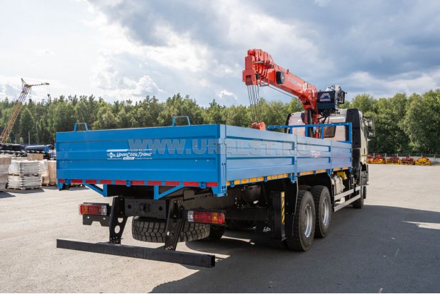 Бортовой автомобиль УСТ 5453 с КМУ KANGLIM KS-1256 FAW 3250