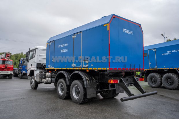 Передвижная парогенераторная установка ППУ 1600/100  УСТ 5453 SHACMAN SX32586V385 6х6, база 4575мм насос Kopper Pumps