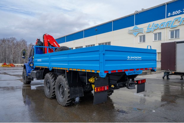 Бортовой автомобиль с КМУ ИМ-150N УСТ 5453 Урал NEXT 4320-6952-72Е5И06М33