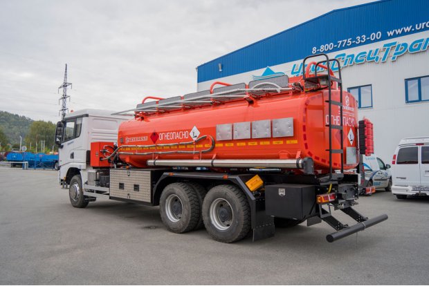 Автотопливозаправщик АТЗ-17-4Р, УСТ 5453, SHACMAN SX32586V384 6х4
