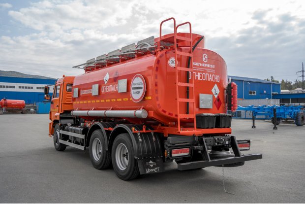 Автотопливозаправщик АТЗ 17-3Б Камаз 65115, ДОПОГ 