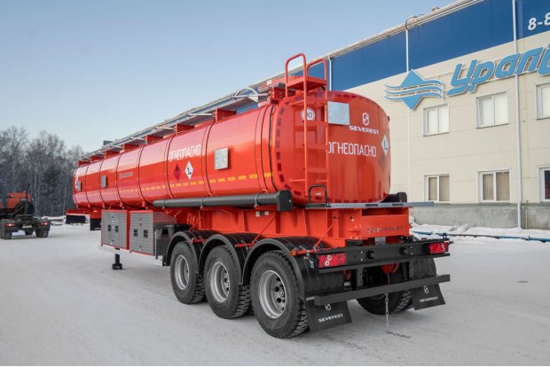 Полуприцеп цистерна для ГСМ рамная ППЦ 40П-31Д-3 прямая рама 5 мм