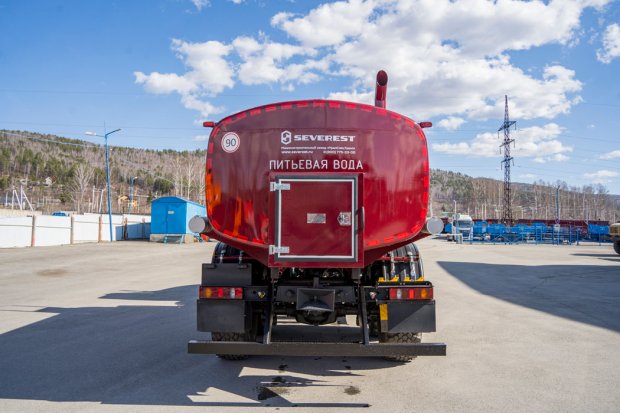Автоцистерна для воды АЦПТ-10НО УСТ 5453 Урал NEXT 4320-6951-72 насос, обогрев
