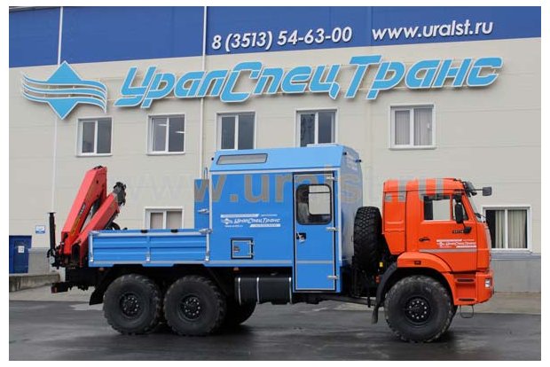АРОК с КМУ РК-15500А УСТ 5453 Камаз 43118-RR
