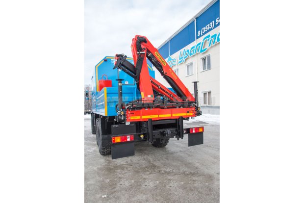 Маслостанция с КМУ РК-6500 УСТ 5453 Урал-5557-82Е5 сп.м