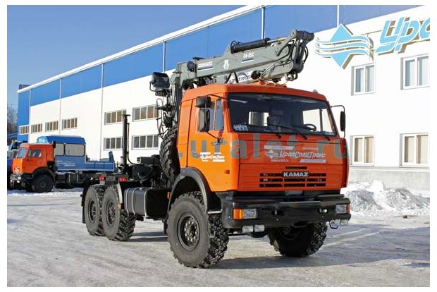 Седельный тягач с КМУ СФ-85С УСТ 5453 Камаз 53504 (44108)