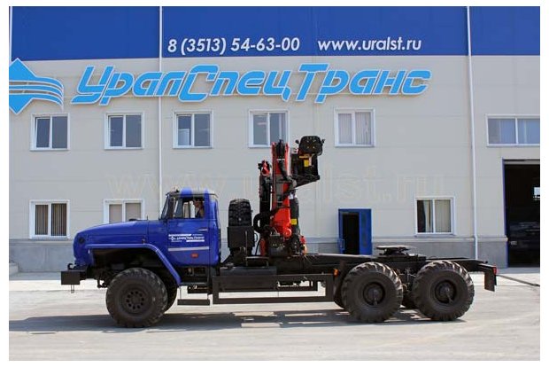 Седельный тягач с КМУ PK-23500А УСТ 5453 Урал 4320Е5