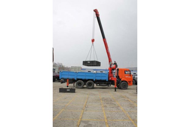 Бортовой Камаз 65115 с КМУ Kanglim