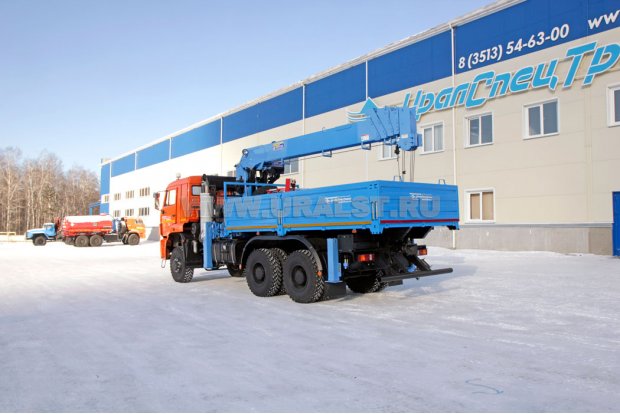 Бортовой с КМУ DongYang SS2725LB УСТ 5453 Камаз 65225