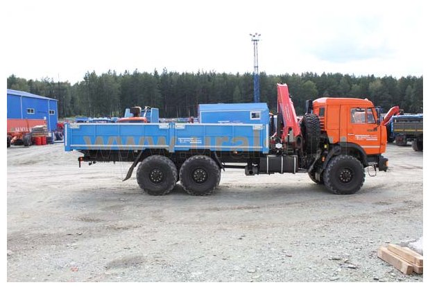Бортовой с КМУ PK-15500А УСТ 54531 Камаз 43118-1098-10