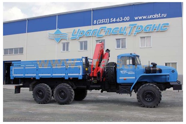Бортовой с КМУ PK-18500А УСТ 5453 Урал 4320-1951-60