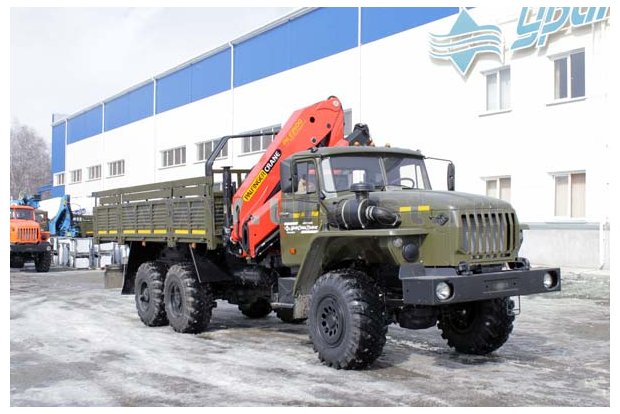 Бортовой с КМУ PK-23500А УСТ 5453 Урал 4320-1951-60