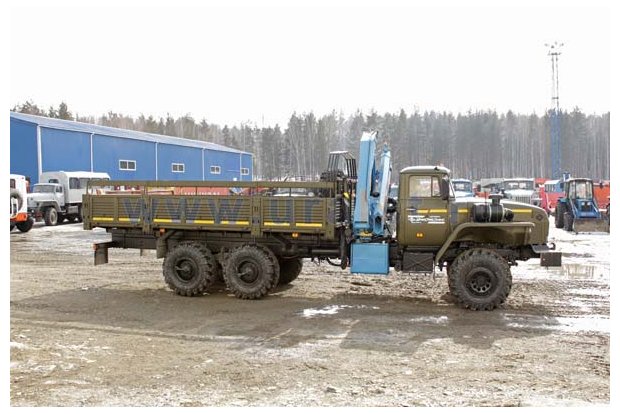 Бортовой с КМУ ИМ-150 Урал 4320