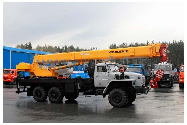 Автокран КС-45717-1Р ОВОИД "Ивановец" Урал 4320