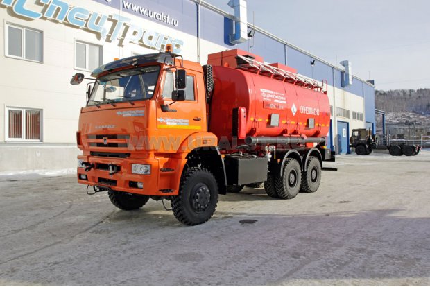 Автотопливозаправщик АТЗ-20-2 УСТ 54533Z Камаз 6522-53 доработка под ДОПОГ