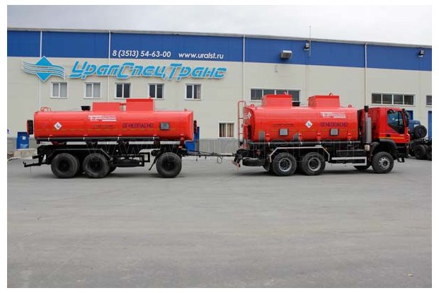Автотопливозаправщик АТЗ-20-2 IVECO TRAKKER УСТ-5453UA с прицепом цистерной ПЦ-20 УСТ–94651