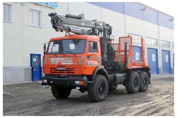 Лесовоз с ГМ СФ-85С Камаз 43118