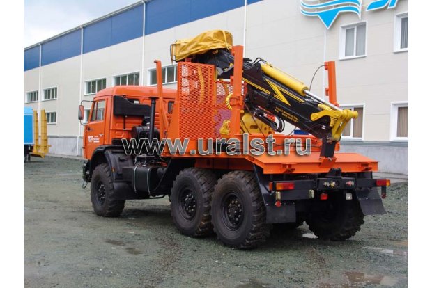 Лесовоз с ГМ ОМТЛ-97 Камаз 43118