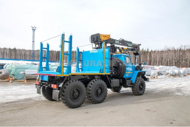 Лесовоз с ГМ ОМТЛ-97 УСТ 5453 Урал 5557-60Е5