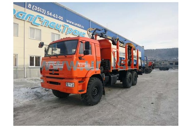 Сортиментовоз с ОМТЛ97 Камаз 43118-50 ГМ задний свес