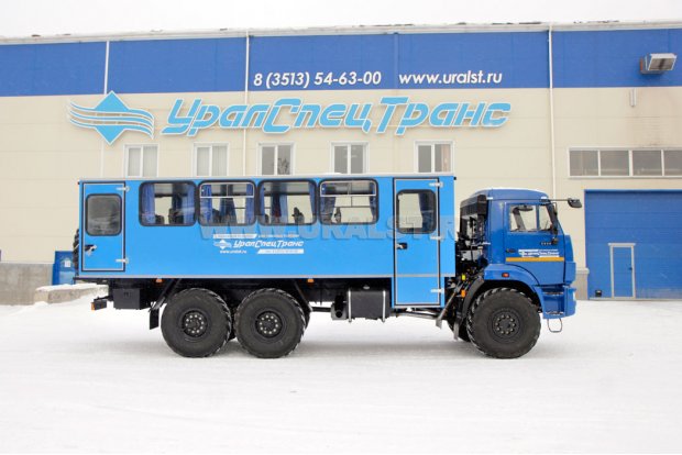 Автобус вахтовый 28+2 комфорт УСТ 5453 Камаз 5350-66(D5)