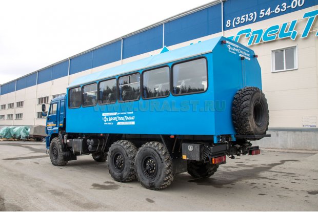 Автобус вахтовый 28+2 комфорт УСТ 54535 Камаз 43118(CUMMINS)