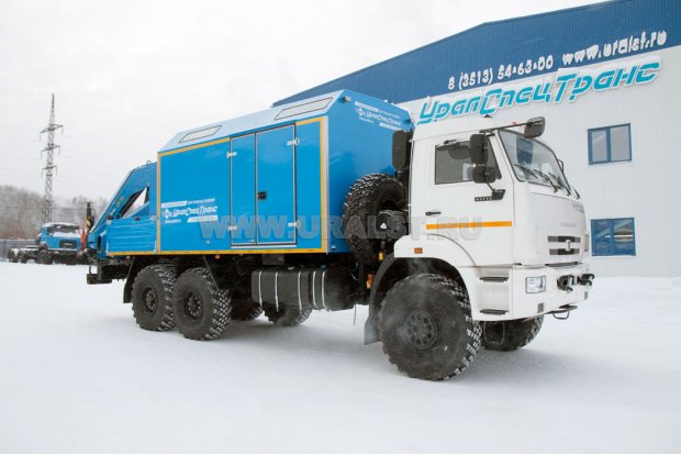 Камаз ПАРМ 43118 с краном-манипулятором ИМ-150