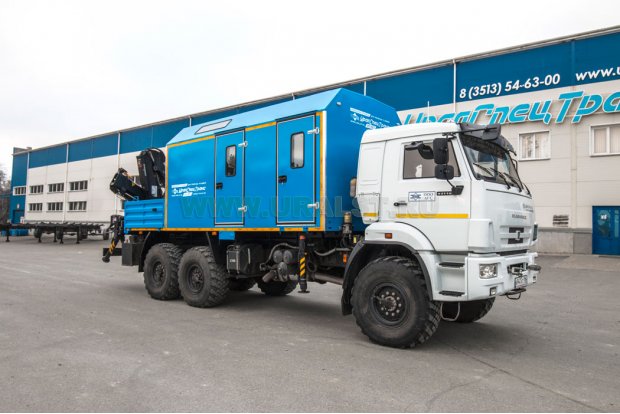 ПАРМ с КМУ HIAB 166В УСТ 5453 Камаз 43118-76RR