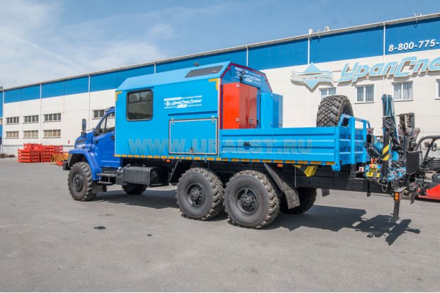 Передвижная авторемонтная мастерская ПАРМ с КМУ ИМ-25 УСТ 5453 Урал-4320-72