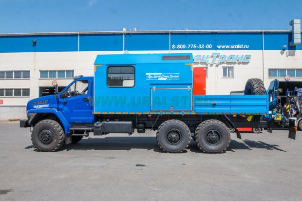 Передвижная авторемонтная мастерская ПАРМ с КМУ ИМ-25 УСТ 5453 Урал-4320-72
