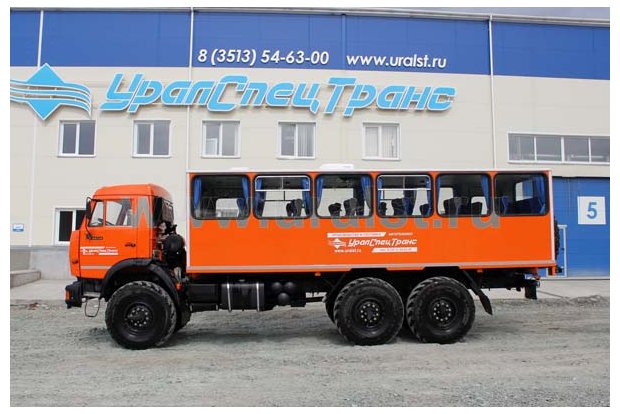 Автобус вахтовый 26+2 люкс УСТ 54535 Камаз 5350-66(D5)