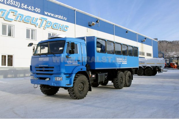 Автобус вахтовый 28+2 комфорт УСТ 54535 Камаз 43118-50