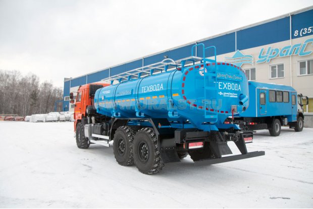 Автоцистерна для технической воды АЦВ-11Т УСТ 5453 Камаз 43118-50 сп.м.