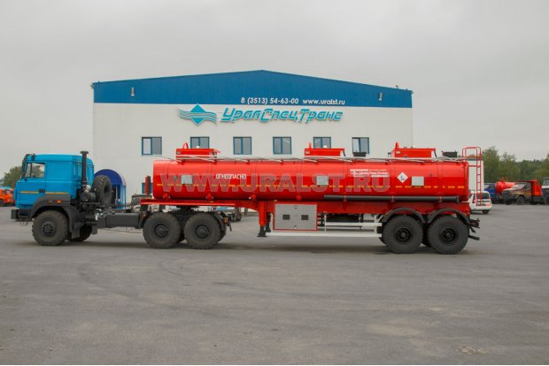 Полуприцеп цистерна ППЦ 30-23-3 УСТ 9465 рамная