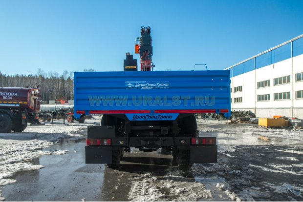 Автомобиль бортовой с КМУ ИТ-200 (тросовый) УСТ 54532Е Урал NEXT 4320-72Е6Г38