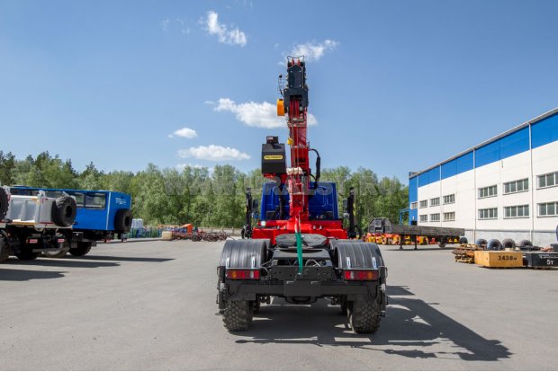 Седельный тягач с КМУ ИТ-180 (тросовый) УСТ 5453PW Урал NEXT 4320-72Е5И06