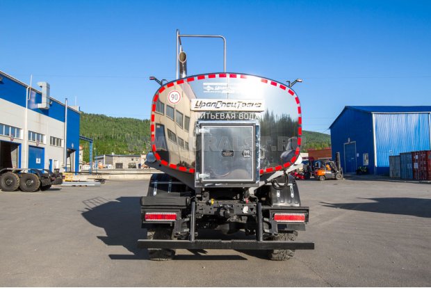 Автоцистерна АЦПТ-8-2НО УСТ 5453 Камаз 43118-50 нерж/нерж.насос, сп.м