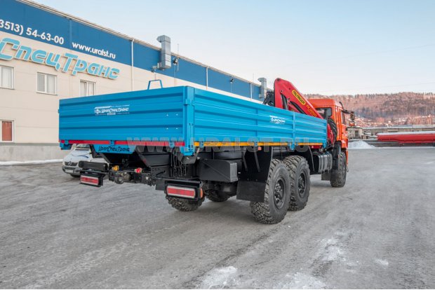 Автомобиль бортовой с КМУ Palfinger PK-12000 УСТ 54531J-03 Камаз 43118-50, сп.м