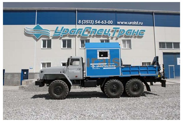 ГПА с КМУ ИМ-25 УСТ 5453 Урал 4320-1151-61